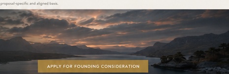 Mountain and coastal landscape at sunset