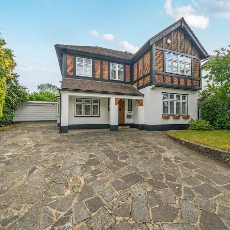4 bed detached mock-Tudor house exterior, Crofton Road, Orpington BR6